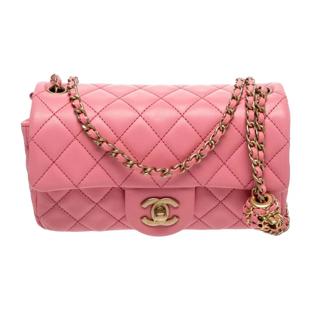 Chanel Lambkin Quilted Mini Pearl Crush Flap - Picture 2 of 9